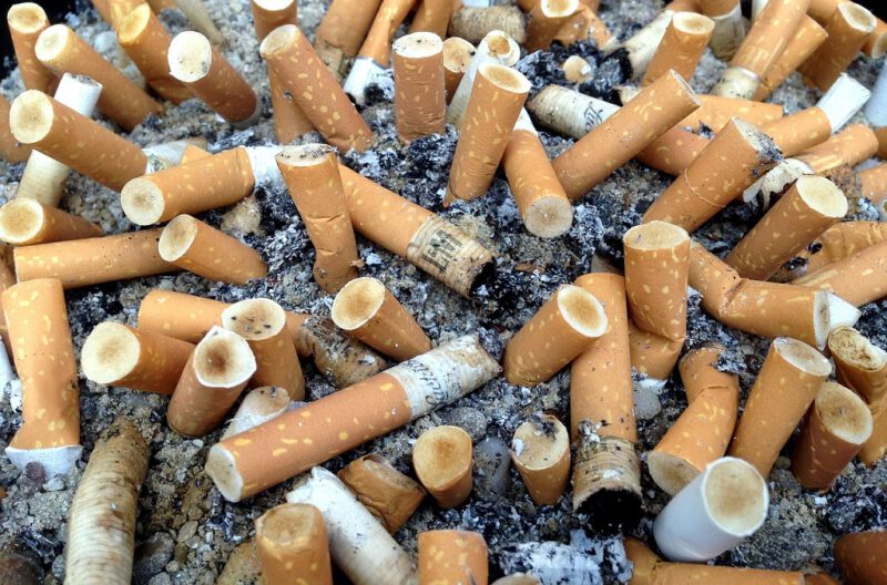 Colillas de cigarros